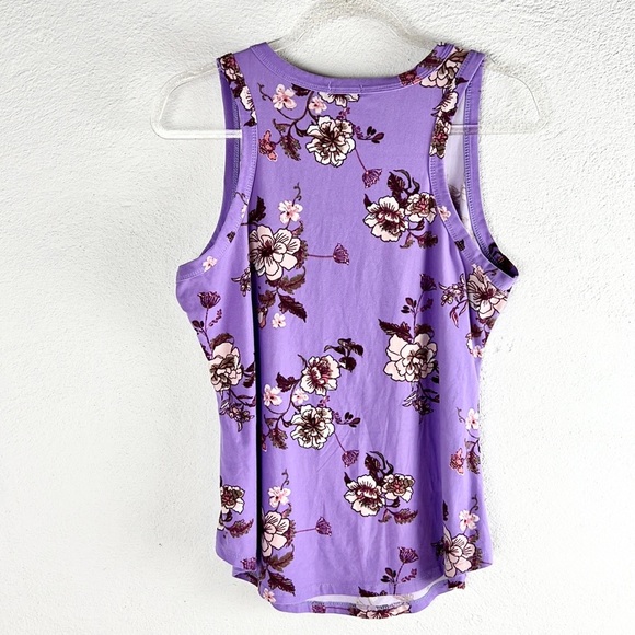 RUE21 | 🌸💜 Floral Print Soft Stretchy Tank Top - Picture 3 of 6